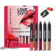Love Earth Crayon Lipstick 2.O Matte Finish Combo Kit | Lightweight, Non-Lasting, Non-Transfer,Smudge Proof, Creamy Matte Lipstick Set | Multicolor Crayon Lipstick -Multicolor (3.5g X 5) 17.5grm