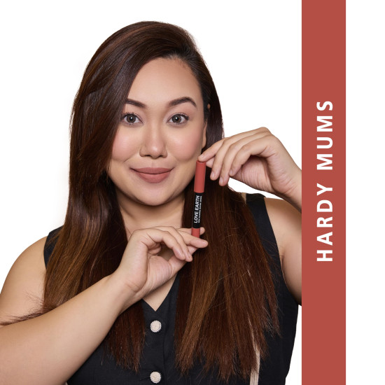 Love Earth Crayon Lipstick 2.O Matte Finish Combo Kit | Lightweight, Non-Lasting, Non-Transfer,Smudge Proof, Creamy Matte Lipstick Set | Multicolor Crayon Lipstick -Multicolor (3.5g X 5) 17.5grm