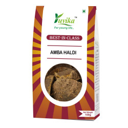 Yuvika Amba Haldi - Jangli Haldi - Curcuma Aromatica - Wild Turmeric 100 Grams