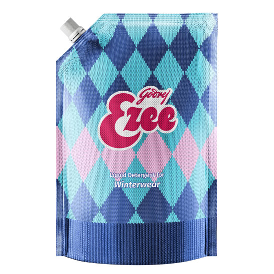 Godrej Ezee Liquid Detergent for Semi-automatic and Top Load Washing - 3.2 kgs Pouch, for Winter Wear | Added Conditioner | No Soda Formula