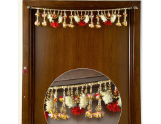 CraftVatika Thoranam for Entrance Door, Toran for Main Door Entrance, Bandhanwar Toranam for Door Diwali Decorations, Bandarwal for Home Decor, Wall Hanging Decor Items for Diwali,