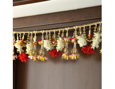 CraftVatika Thoranam for Entrance Door, Toran for Main Door Entrance, Bandhanwar Toranam for Door Diwali Decorations, Bandarwal for Home Decor, Wall Hanging Decor Items for Diwali,