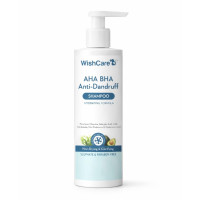 WishCare Hydrating Anti Dandruff Shampoo | 100% Dandruff Reduction | Removes Flakes & Hydrates Scalp | Proven Clinically | Piroctone Olamine, Salicylic Acid, AHA & BHA | Paraben & Sulphate Free | For Women And Men | 250ml