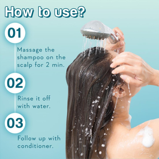 WishCare Ceramide Anti Dandruff Conditioner | Reduces Dandruff & Scalp Itchiness | Conditioner For Dry Hair, Frizzy Hair | With Piroctone Olamine & Hyaluronic Acid | 200ml