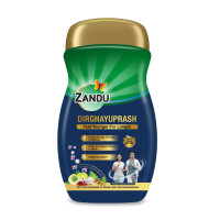 Zandu Dirghayuprash: Anti Age Action* with Vayasthapan Mahakashaya Herbs, Scientifically Proven, goodness of Chyawanprash for 3 way immunity action*| Boosts Energy, Strength, Stamina | Helps Strengthen Bones & Joints| | 450 GM