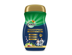 Zandu Dirghayuprash: Anti Age Action* with Vayasthapan Mahakashaya Herbs, Scientifically Proven, goodness of Chyawanprash for 3 way immunity action*| Boosts Energy, Strength, Stamina | Helps Strengthen Bones & Joints| | 450 GM