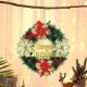 TIED RIBBONS Artificial Christmas Wreath (Large, 33 cm) for Church Decoration Table Tree Wall Door Hanging Decorative Ornaments Xmas Garlands - Christmas Decorations Items for Home