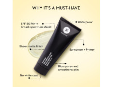 SUGAR Cosmetics Tan Ban Hyaluronic Acid Sunscreen SPF50+ PA+++ Gel |All Skin Non Greasy | Light Weight Formula | 50ml