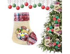 Wanna Party Christmas Stockings Decoration Christmas Hanging Socks Suitable for Christmas Tree Ornament Items Xmas Home Wall Decor- Set of 1
