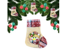 Wanna Party Christmas Stockings Decoration Christmas Hanging Socks Suitable for Christmas Tree Ornament Items Xmas Home Wall Decor- Set of 1
