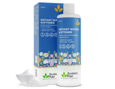 Avimee Herbal Instant Water Softener,400 ml | Makes Your Water Hair & Skin Friendly | Reduces Hair Fall & Skin Itching | Disables Hardness & Maintains pH Level | Kunwar Charcoal Facewash, 50 ml (Combo)