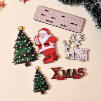 CraftVatika Merry Christmas Decorations for Table Showpiece for Xmas Decoration for Home & Office, Table Decor, Christmas Decoration Items, Xmas Ornaments Gifts MDF Wooden Tabletop Home Decor Items