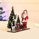 CraftVatika Merry Christmas Decorations for Table Showpiece for Xmas Decoration for Home & Office, Table Decor, Christmas Decoration Items, Xmas Ornaments Gifts MDF Wooden Tabletop Home Decor Items