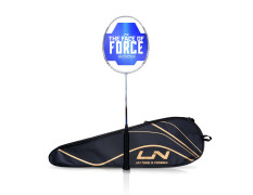 Li-Ning Li-Ning G-Force 3800 II Superlite Unstrung Badminton Racket with Full Cover | 5U | Maximum Tension ≤ 30 Lbs (P White/Black)