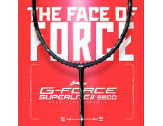 Li-Ning G-Force 3800 II Superlite Strung Badminton Racket with Full Cover | 5U | Maximum Tension ≤ 30 Lbs (Black)