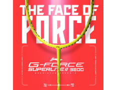 Li-Ning Li-Ning G-Force 3800 II Superlite Unstrung Badminton Racket with Full Cover | 5U | Maximum Tension ≤ 30 Lbs (Lime/Black)