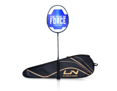 Li-Ning Li-Ning G-Force 3800 II Superlite Unstrung Badminton Racket with Full Cover | 5U | Maximum Tension ≤ 30 Lbs (Navy/Grey)