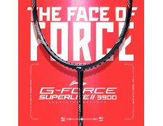 Li-Ning Li-Ning G-Force 3800 II Superlite Strung Badminton Racket with Full Cover | 5U | Maximum Tension ≤ 30 Lbs (Dark Grey/Red)