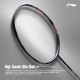 Li-Ning Li-Ning G-Force 3800 II Superlite Strung Badminton Racket with Full Cover | 5U | Maximum Tension ≤ 30 Lbs (Dark Grey/Red)