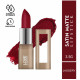 Love Earth Satin Matte Lipstick - Jaggery | Lightweight | Long-Lasting Wear,Lips Moisturised | Satin Creamy-Matte Finish |3.5G