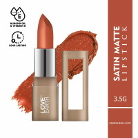 Love Earth Satin Matte Lipstick - Marshmallow | Lightweight | Long-Lasting Wear,Lips Moisturised | Satin Creamy-Matte Finish |3.5G