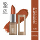 Love Earth Satin Matte Lipstick - Caramel | Lightweight | Long-Lasting Wear,Lips Moisturised | Satin Creamy-Matte Finish |3.5G