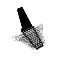 SPARTAN Carbon Steel Combination Spanner Set/Wrench Set/Tool Kit Multipurpose Home Use and Professional Spanners, Corrosion Resistant Chrome Plating Open Jaw and Ring Spanners (Silver, Set of 12)