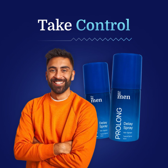 ForMen Prolong Spray (90 ml) | Easy-to-Use & Carry | Pocket Size | Body Safe Spray - Pack of 3