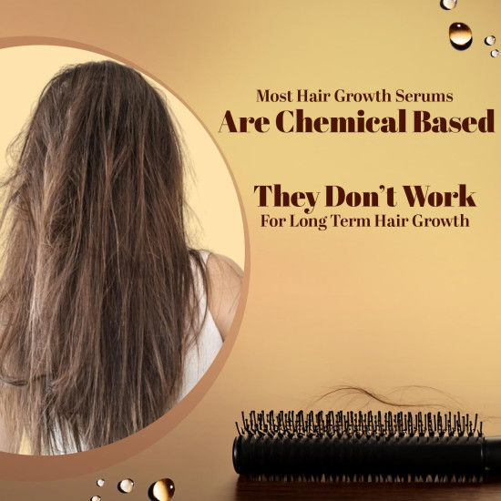 Zandu Hair Growth Serum (200Ml): Clinically Proven To Promote Hair Growth & Reduce Hair Fall In 28 Days |Strengthen Hair |Reduce Dandruff|Control Frizz|Hair Shine|For Men & Women