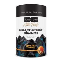 Kapiva Himalayan Shilajit Gummies | 225mg Shilajit/Gummy | Ginger Honey Flavour | NABL-Certified Gummy | Boosts Energy Levels, Endurance & Stamina | No Added Sugar | Gelatin Free | 30 Gummies