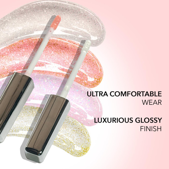 FACESCANADA Beyond Shine Lip Gloss - Pixie Dust 09, 3.8ml | Lightweight Non-Sticky Luxurious Texture For Glossy Lips | Shimmer Finish | Instant Shine | Fuller, Supple & Plump Lips | 24HR Hydration