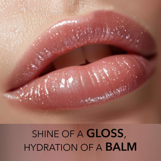 FACESCANADA Beyond Shine Lip Gloss - Moonbeam 08, 3.8ml | Lightweight Non-Sticky Luxurious Texture For Glossy Lips | Shimmer Finish | Instant Shine | Fuller, Supple & Plump Lips | 24HR Hydration