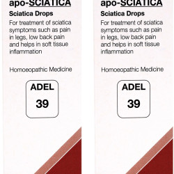 ADEL's No. 39 (apo-SCIATICA) Sciatica Drops (Pack of 2)