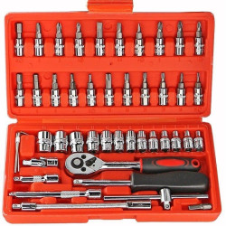 N8STORE Tool Kit Tool Kit for Home Use Tools Kit Spanner Set Socket Set Wrench Set Tools Set Hand Tools Bike Tool Kit Set Socket Wrench Set Spanner Set All Size Tool Kit Goti Pana Set - Box End