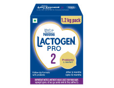 Lactogen Pro 2 Powder, Follow-Up Formula with Probiotic, Infant, After 6 Months Up to 12 Months, Bag-in-Box Pack, 1.2Kg (3 Units*400g)