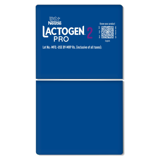 Lactogen Pro 2 Powder, Follow-Up Formula with Probiotic, Infant, After 6 Months Up to 12 Months, Bag-in-Box Pack, 1.2Kg (3 Units*400g)