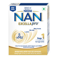 EXCELLAPRO Stage 1 Infant Formula Milk Powder With HMOs & Probiotic For Babies (Up To 6 Months), 400g BIB