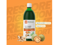 KRISHNA'S HERBAL & AYURVEDA IBS Care Juice For Digestive Health, Helps Manage Digestive Issues, No Artificial Colors or Flavors - 1000 Ml (Pack of 1)