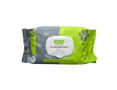 Cature Care by Nature Biodegradable Pet Wipes - Aloe Vera & Neem, Gentle & Effective Cleaning for Pets (100 Wipes)