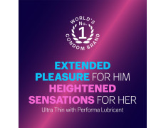 Durex Extra Time Ultra Thin Condom 10 Count