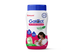 Galact Granules - Lactation Supplement for breastfeeding with Shatavari To Increase Breast Milk - Elaichi Flavour 600 G|30 Day Pack|2 Scoops Per Serving With Milk|From Emcure Pharmaceuticals Ltd
