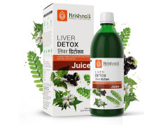 KRISHNA'S HERBAL & AYURVEDA Liver Detox Juice, Strengthens & Improves Digestion, Natural Rejuvenator & Liver Detoxifier, No Artificial Colors or Flavors, 1000 Ml - (Pack of 1)