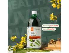 KRISHNA'S HERBAL & AYURVEDA Liver Detox Juice, Strengthens & Improves Digestion, Natural Rejuvenator & Liver Detoxifier, No Artificial Colors or Flavors, 1000 Ml - (Pack of 1)