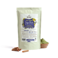 Nat Habit Organic Indigo Powder, Natural Hair Color for Black Hair, HUFA, Indigo Leaf Powder for Rich and Fast Post-Henna Coloring, Chemical Free (Pack of 1 X 170g)