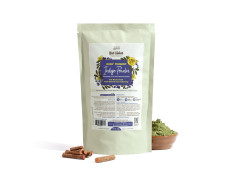 Nat Habit Organic Indigo Powder, Natural Hair Color for Black Hair, HUFA, Indigo Leaf Powder for Rich and Fast Post-Henna Coloring, Chemical Free (Pack of 1 X 170g)