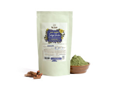 Nat Habit Organic Indigo Powder, Natural Hair Color for Black Hair, HUFA, Indigo Leaf Powder for Rich and Fast Post-Henna Coloring, Chemical Free (Pack of 1 X 85g)