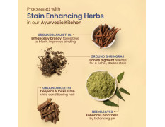 Nat Habit Organic Indigo Powder, Natural Hair Color for Black Hair, HUFA, Indigo Leaf Powder for Rich and Fast Post-Henna Coloring, Chemical Free (Pack of 1 X 85g)