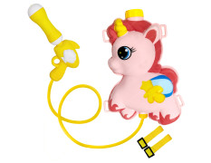 FunBlast Unicorn Holi Pichkari for Kids - High Pressure Water Gun Toy for Kids with Water Tank, Holi Gun, Pichkari Water Gun, Tank Capacity – 1 Litre (Pink)