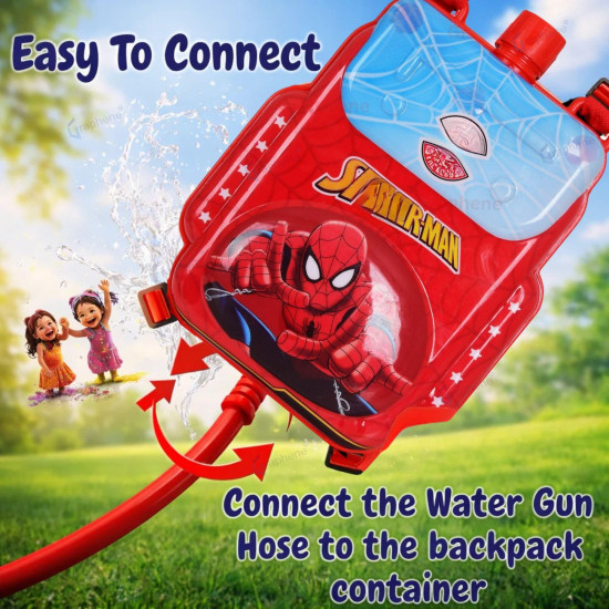 GRAPHENE 2L Electric Holi Pichkari for Kids Backpack Automatic Red Water Gun with Adjustable Straps 2 Rechargeable Batteries 100 Water Balloons 3+ Years Pistol for Kids Boys & Girls Summer Pool Party GRAPHENE 2L Electric Holi Pichkari for Kids Backpack Automatic Red Water Gun with Adjustable Straps 2 Rechargeable Batteries 100 Water Balloons 3+ Years Pistol for Kids Boys & Girls Summer Pool Party