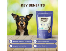 Absolut Pet Hip and Joint-Supplements for Dogs Chews That Improve Mobility & Bone Strength with Glucosamine, Chondroitin & Collagen (30 Chews)